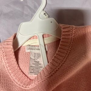 Catherine Malandrino Pink Crew Neck Sweater